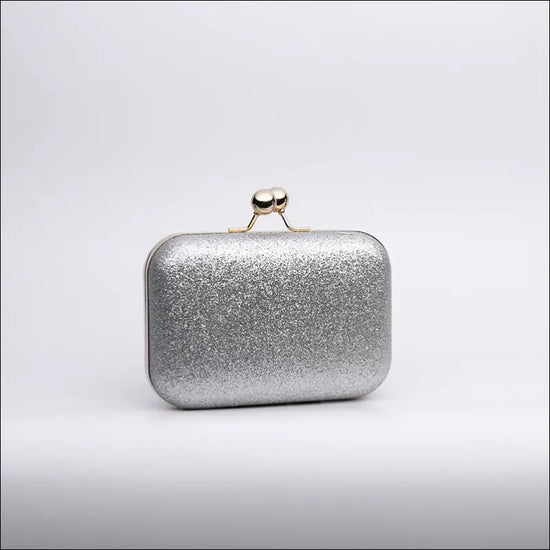 Momentum med Glamour - Glittrande Clutch - Silvrig