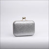 Momentum med Glamour - Glittrande Clutch - Silvrig