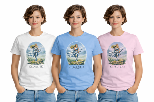 Fantasy T-Shirt med Elf Guardian Illustration