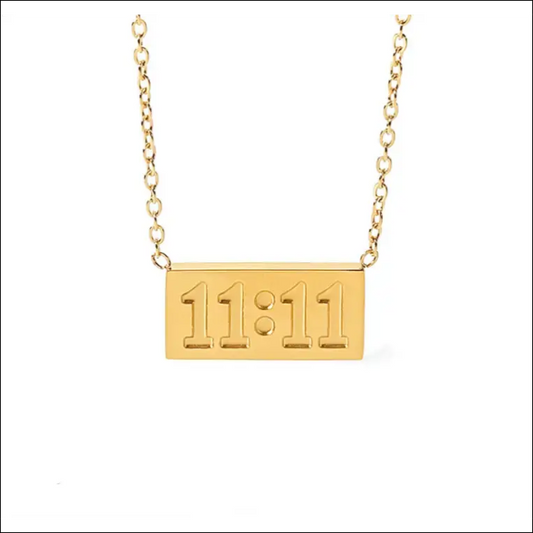 Halsband med 11 ingraverat änglanummer - JDN21126 / 35 gr - mutual