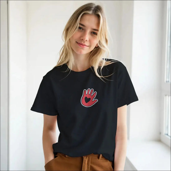 Handen på hjärtat: T-shirt för förtroende - Print Material