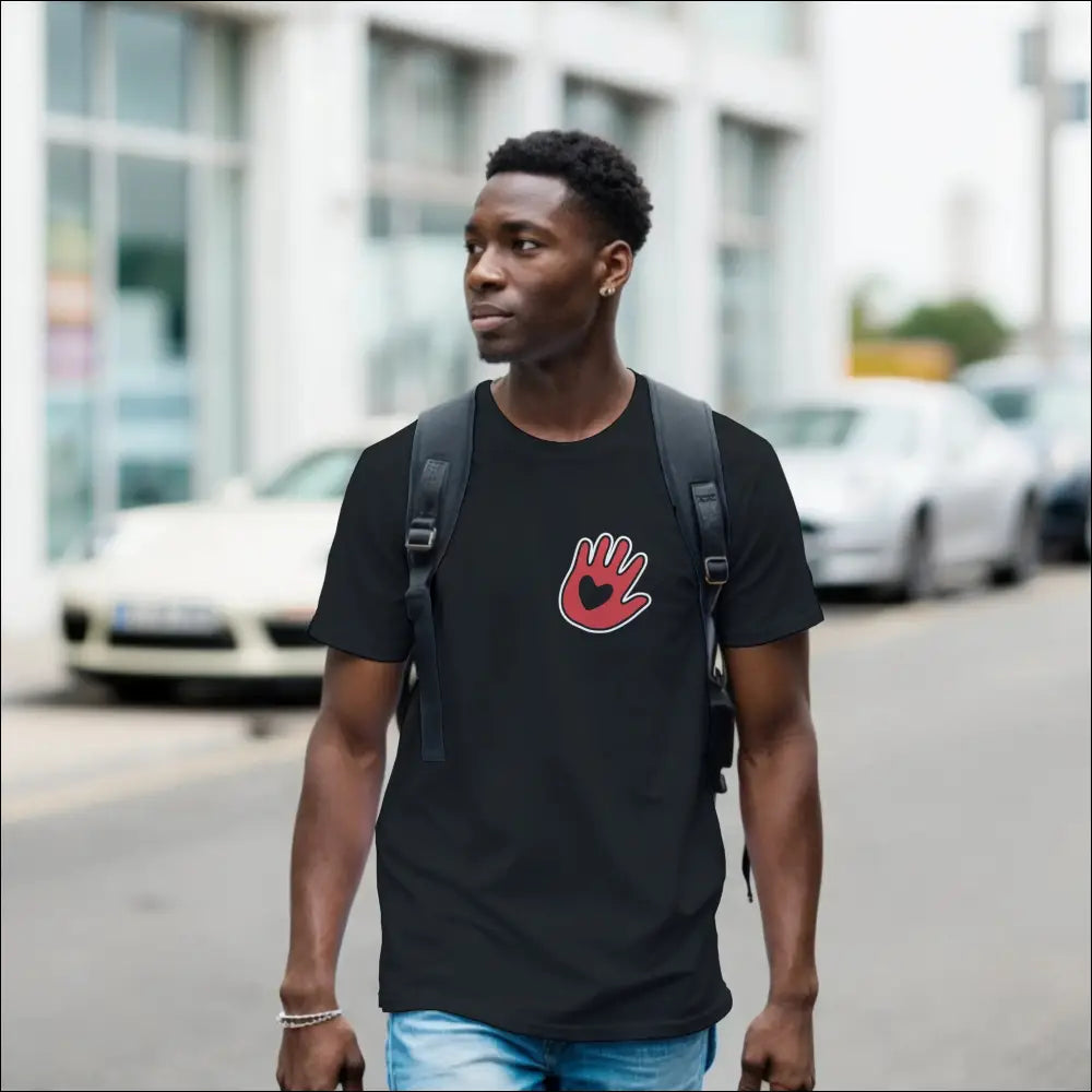 Handen på hjärtat: T-shirt för förtroende - Print Material