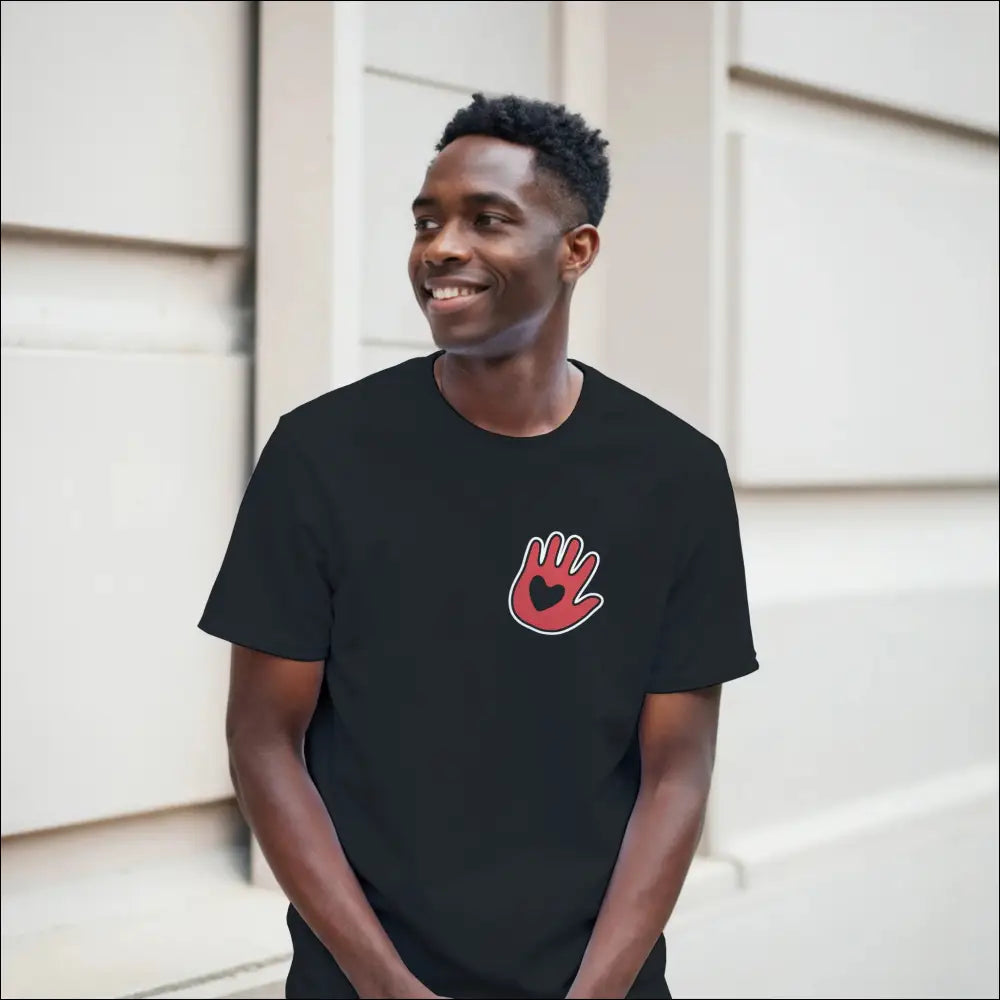 Handen på hjärtat: T-shirt för förtroende - Print Material