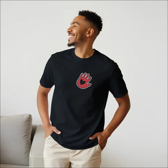 Handen på hjärtat: T-shirt för förtroende - Print Material