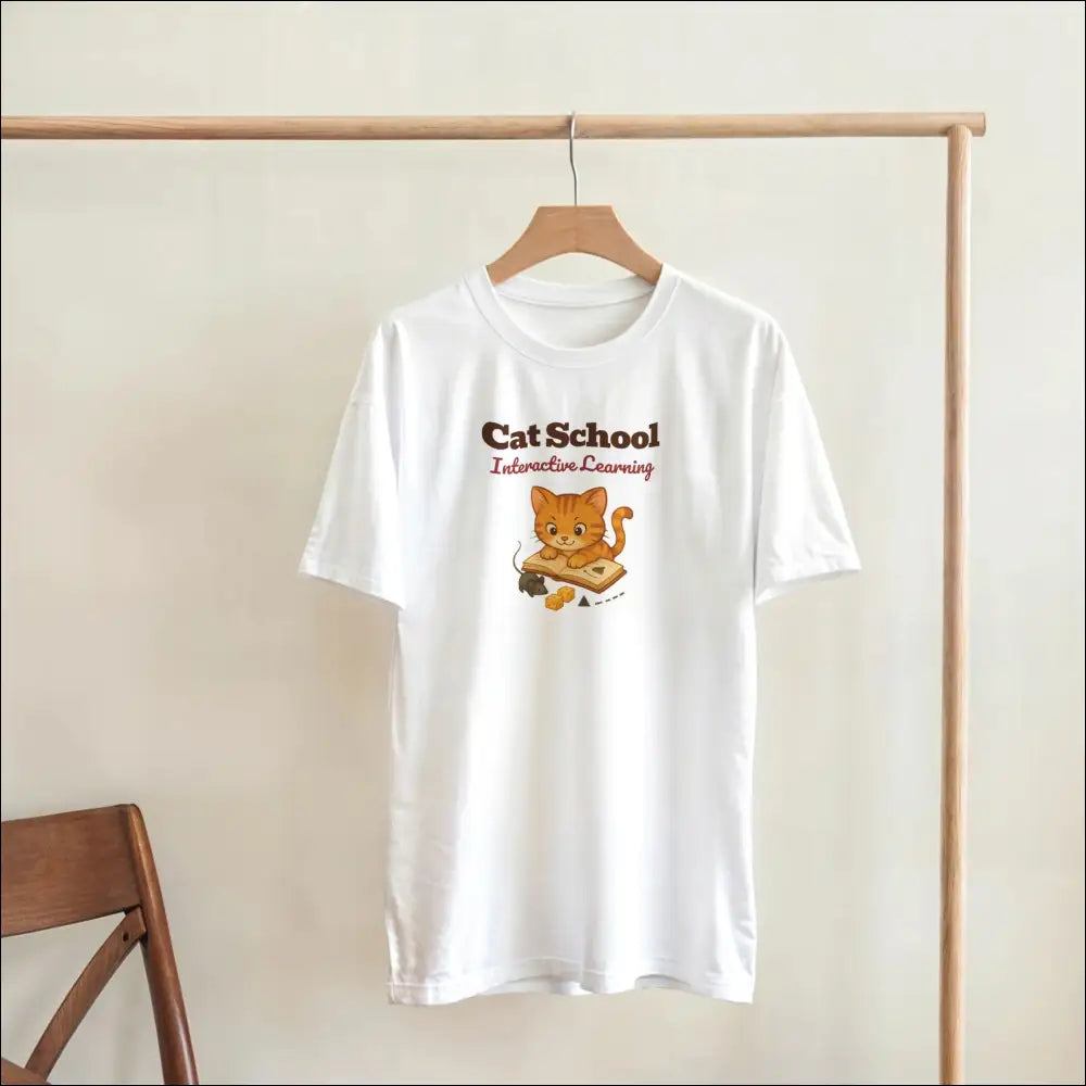 Kattunge T-shirt - Färgglad Cartoon-Design - Print Material