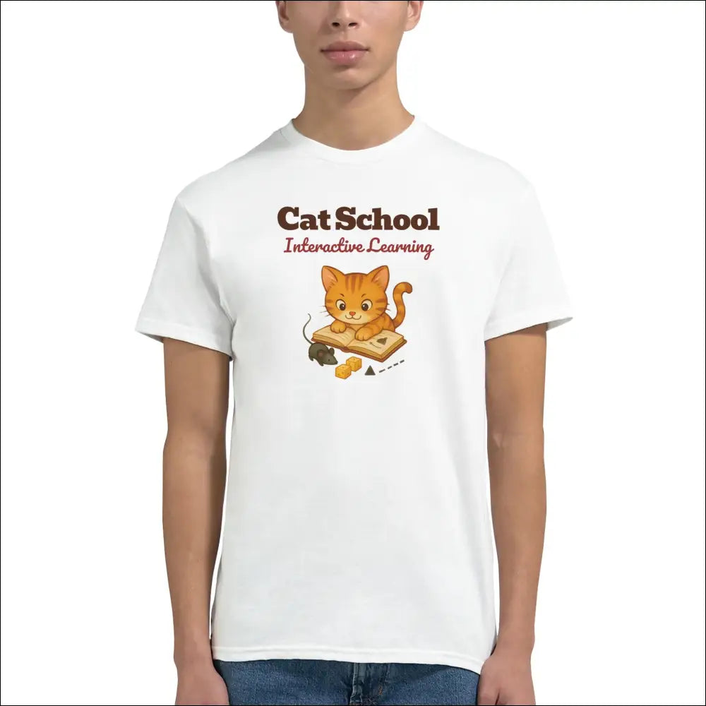 Kattunge T-shirt - Färgglad Cartoon-Design - Print Material