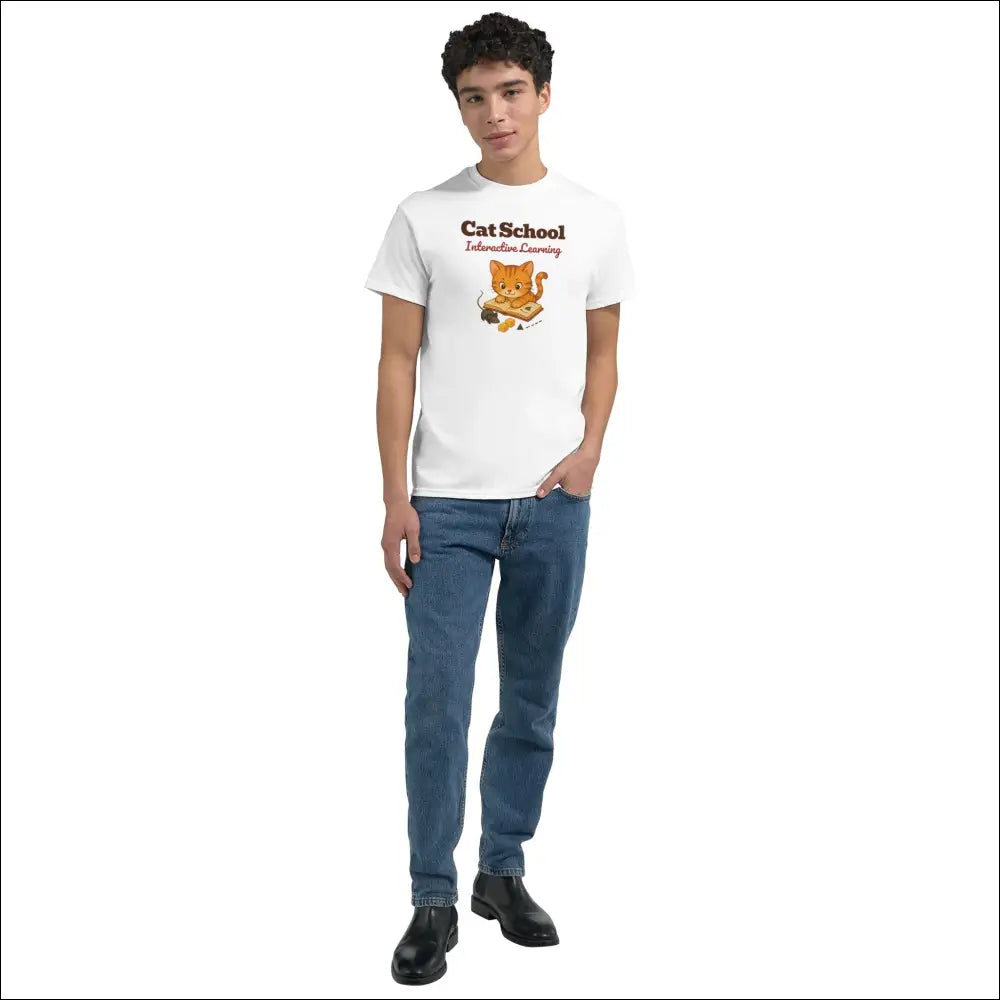 Kattunge T-shirt - Färgglad Cartoon-Design - Print Material