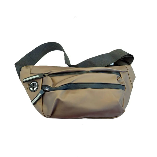 Khaki vattenavvisande midjeväska justerbar midja/crossbody - Midjeväska