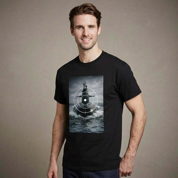 Ubåt T-shirt - Snyggt maritimt motiv i tuff stil