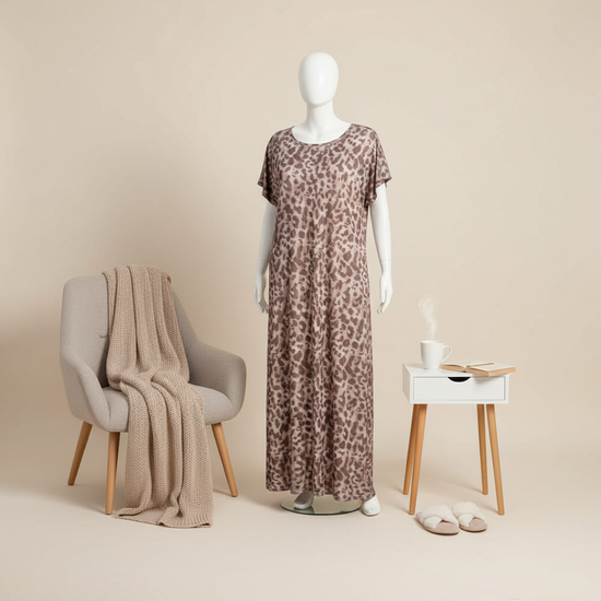 Night Dress – Cozy Summer Lounge Dress i mjukt och följsamt material med avslappnad siluett och fickor.