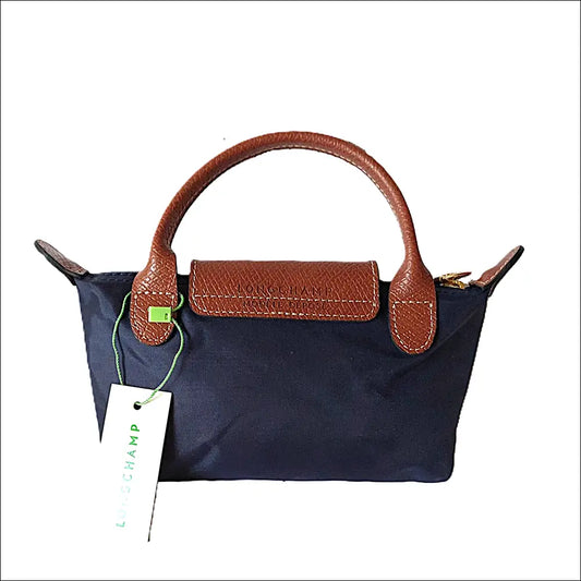 Longchamp Le Pliage Navy Blue Minipack - Elegant Accessoar - Mini Pack - Sminkväska