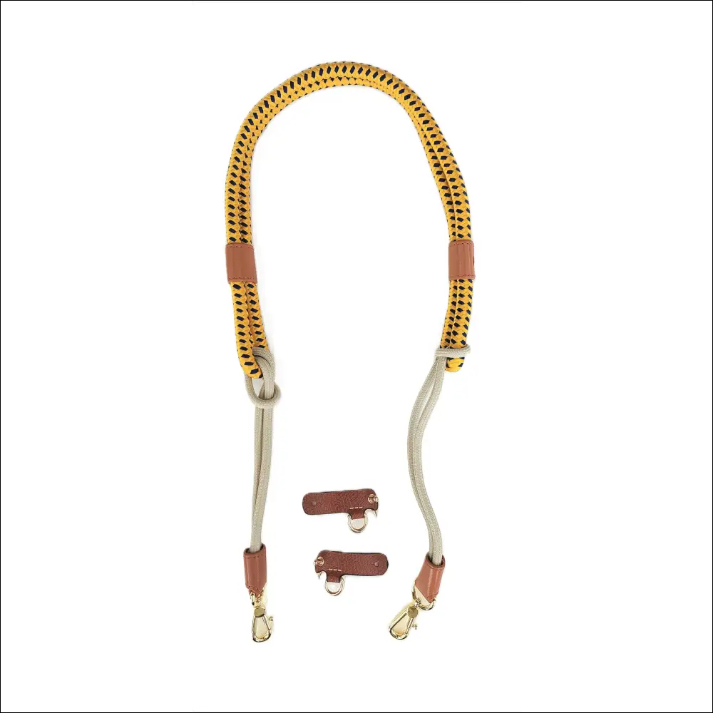 Longchamp Le Pliage Original Pochette Gul i nylon med handtag Sand / Mini single pack Design handväska