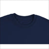 Marinblå T-shirt med evolution och gammal gubbe grafik - Print Material