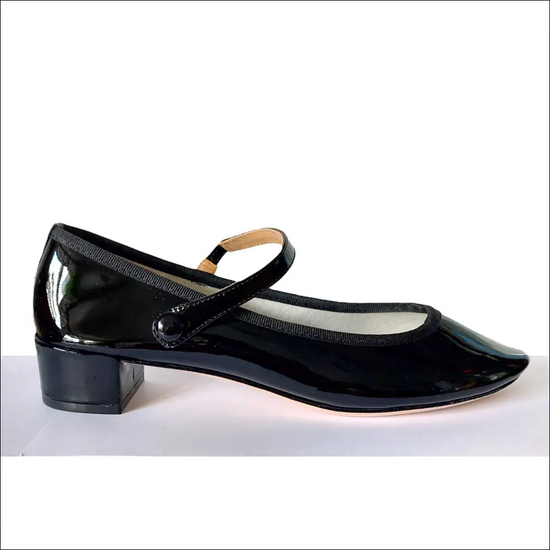 Mary Jane Patent Leather Ballet Flats – Women’s Classic Model - Damskor