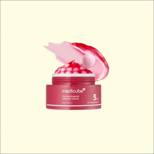 Medicube TXA + Niacinamide Återfuktande Capsule Cream - Röd Vit - Hudkräm