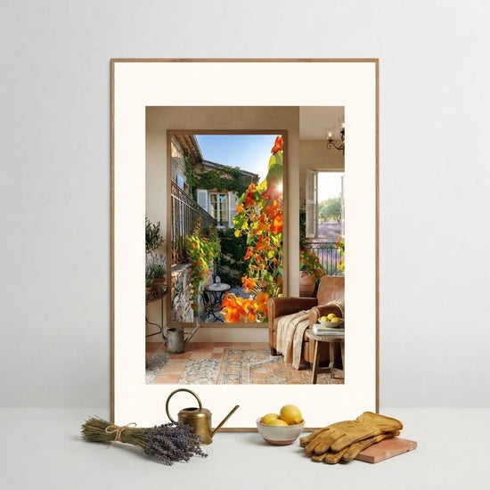 Artists Garden - Colorful Arcadian Art Poster