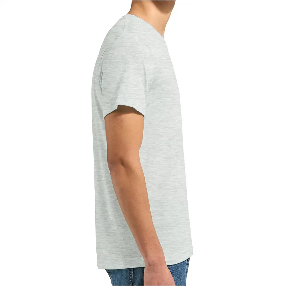Minimalist Ryttar Tee – Unisex Sval Triblend Mix - Print Material