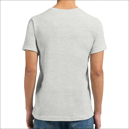 Minimalist Ryttar Tee – Unisex Sval Triblend Mix - Print Material