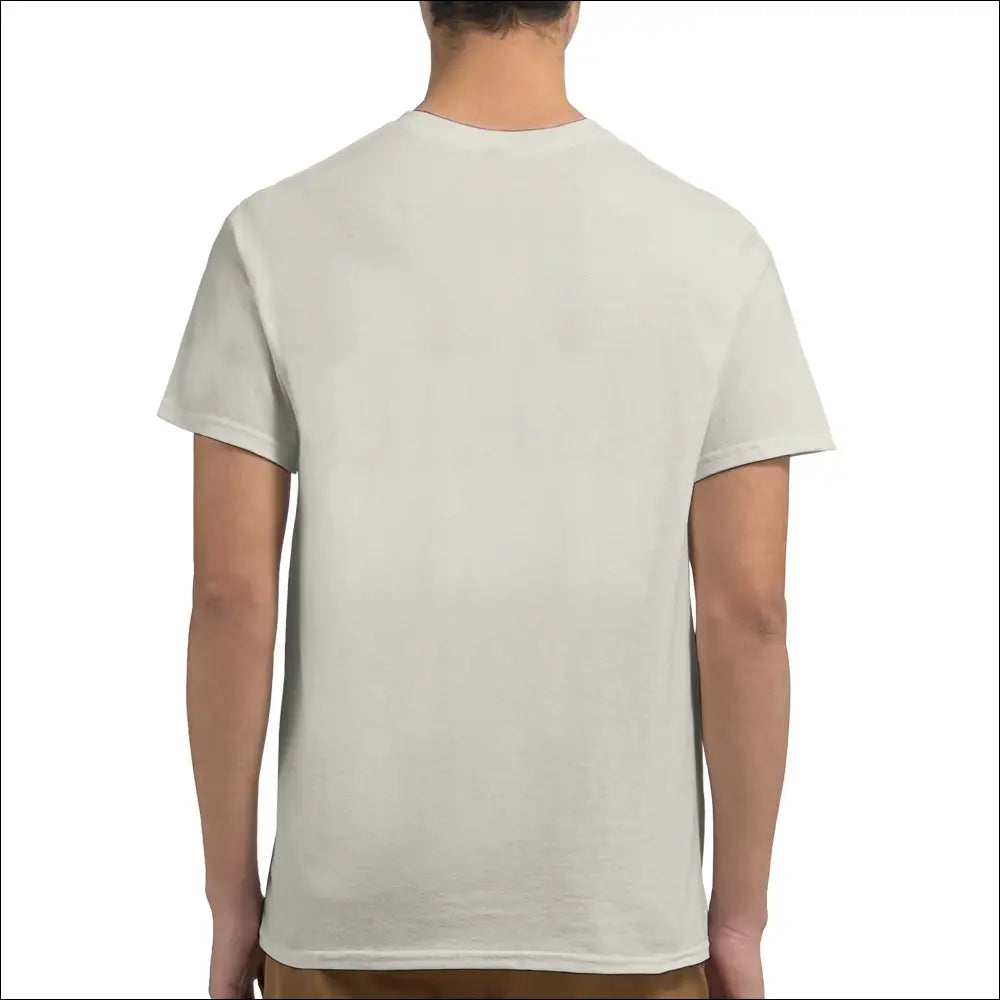 Minimalistisk Häst T‑shirt – Unisex Ryttartee (Gildan 2000) - Print Material