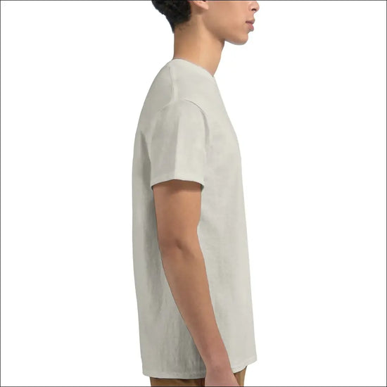 Minimalistisk Häst T‑shirt – Unisex Ryttartee (Gildan 2000) - Print Material