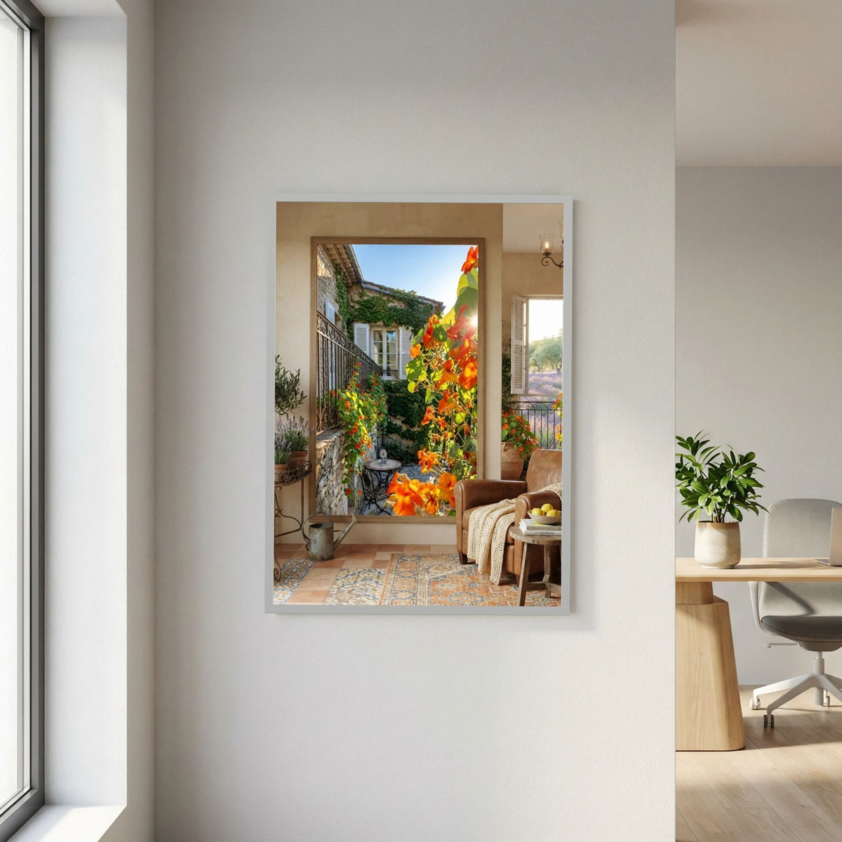 Artists Garden - Colorful Arcadian Art Poster