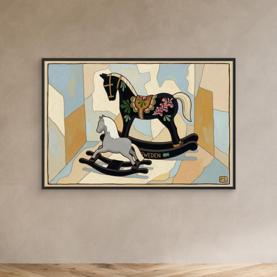 Swedish Rocking Horses Canvas