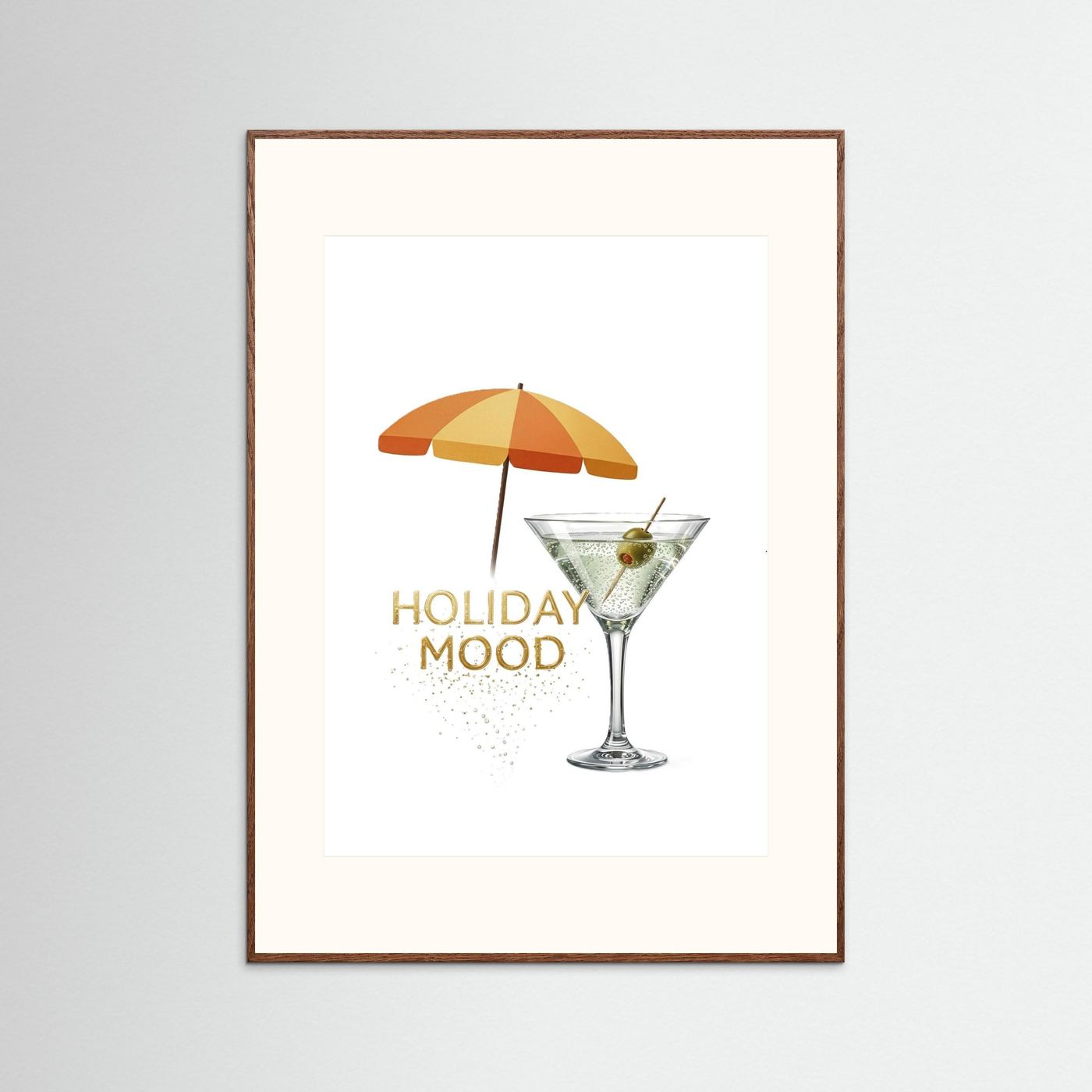 Summer Martini Under the Parasoll - Holiday Mood