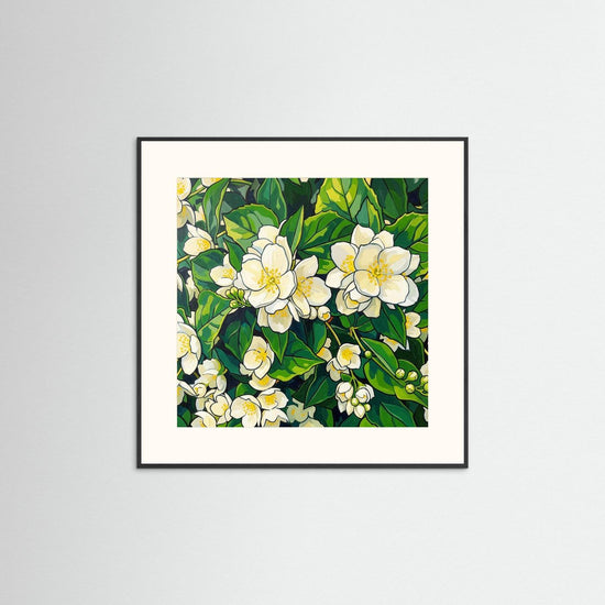 Jasmine Bloom Botanical Fine Art Wall Decor