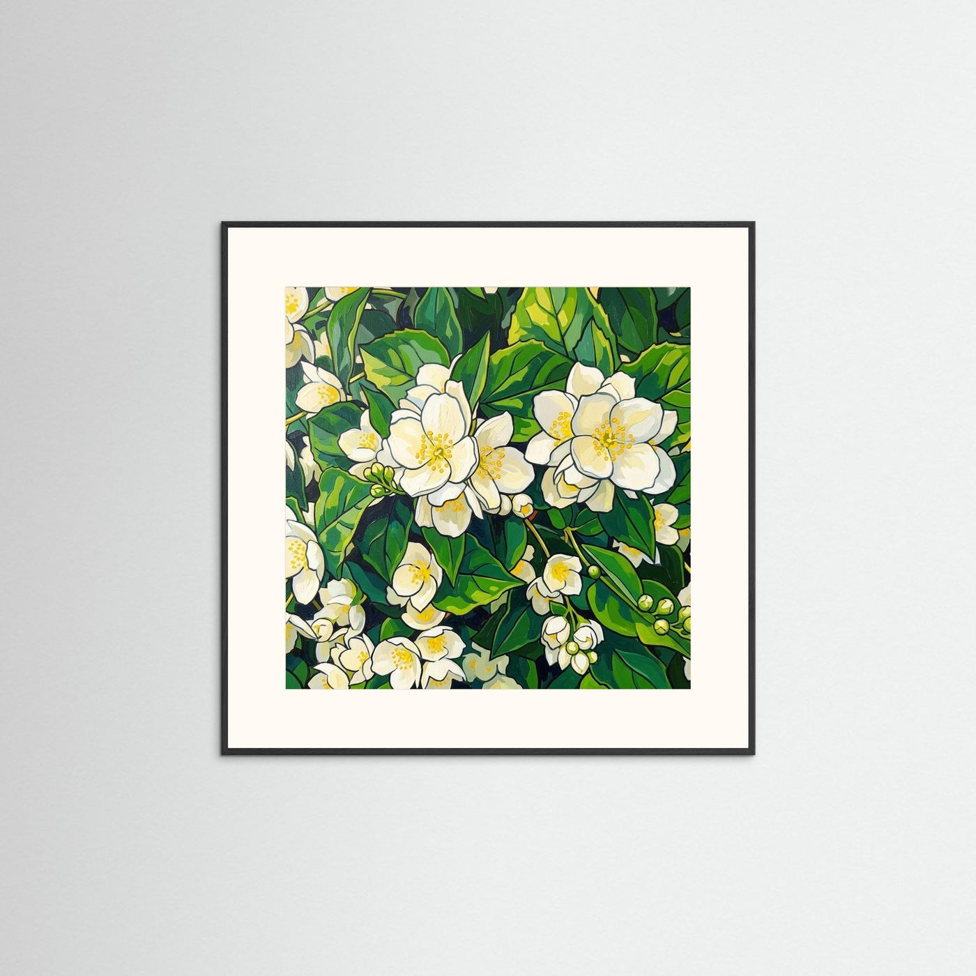 Jasmine Bloom Botanical Fine Art Wall Decor