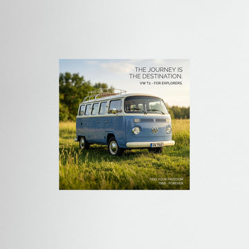 Classic VW T2 Poster – The Destination