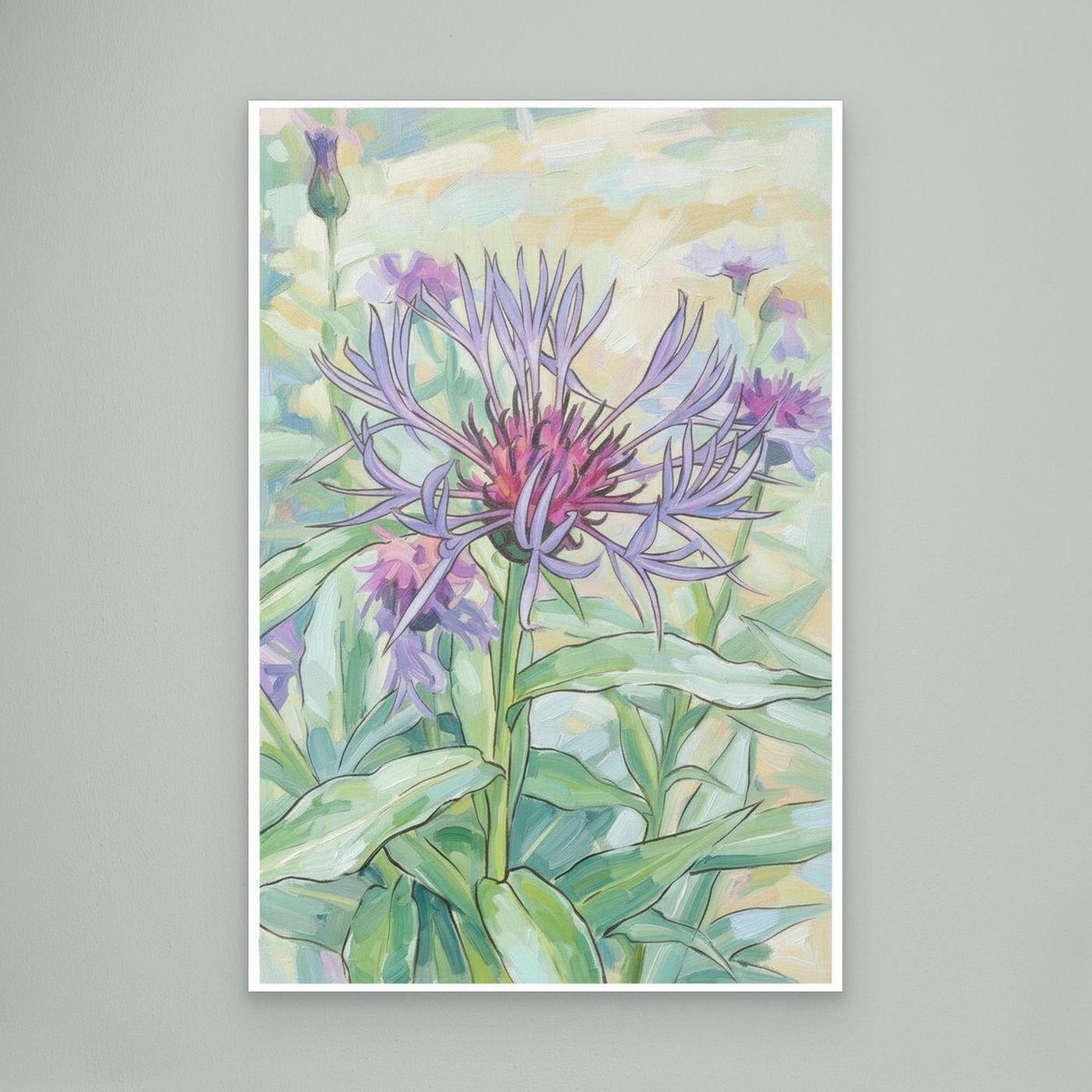 Scandinavien Wild Flower Canvas