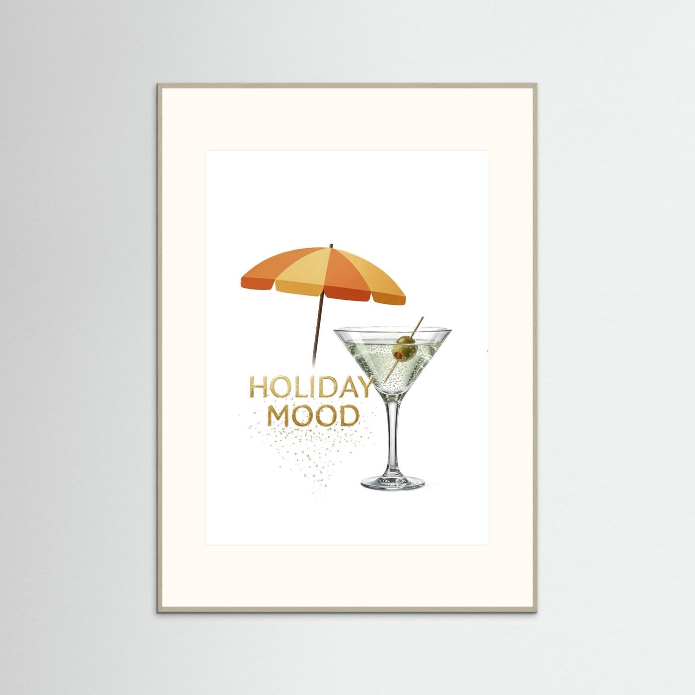 Summer Martini Under the Parasoll - Holiday Mood