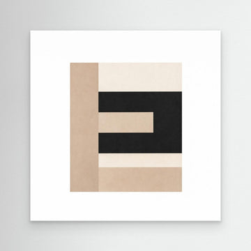 Bokstaven E: Stilfull Canvstavla