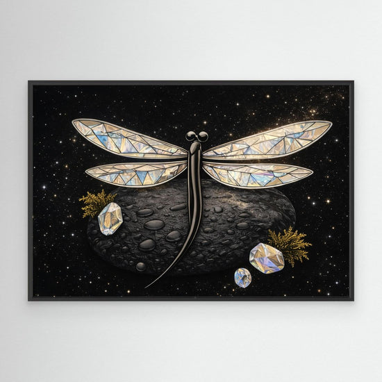 Crystal Wings – The Dragonfly Art Print