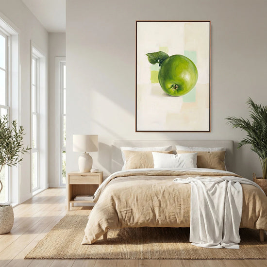 Grönt Äpple Canvas – Äpple Tavla – Grönt Äpple Poster