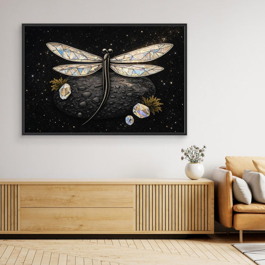 Dragonfly Wings Illustration  –  Canvas Art Print