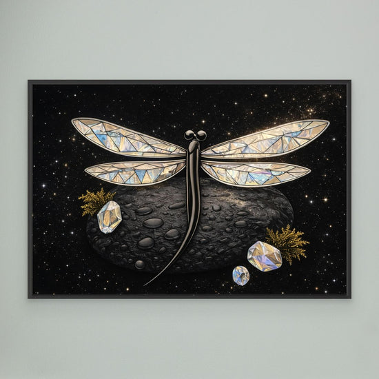 Crystal Wings – The Dragonfly Art Print