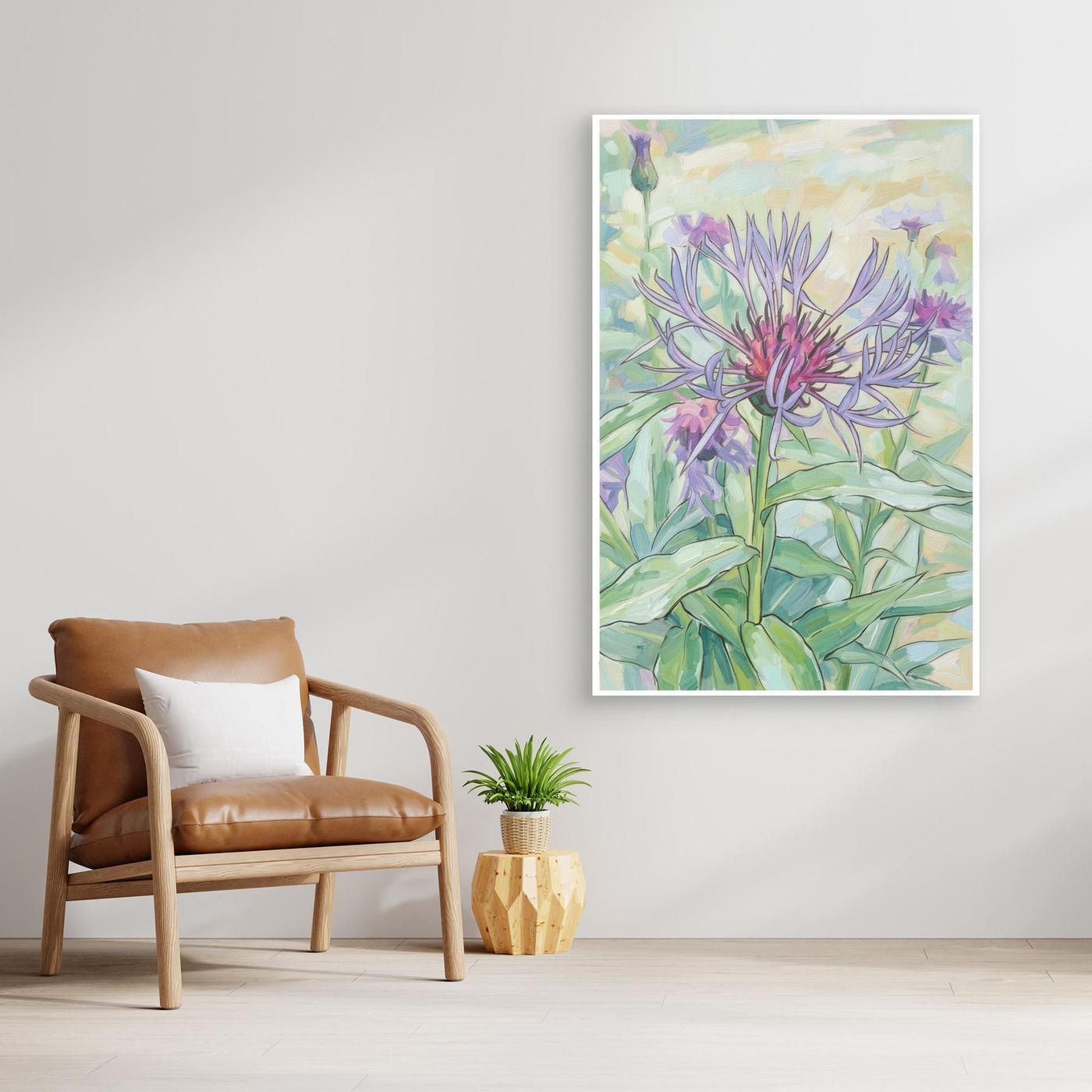 Scandinavien Wild Flower Canvas