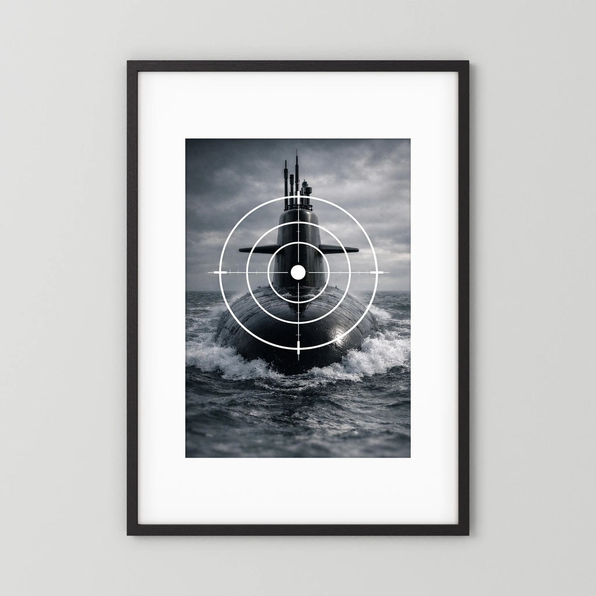 Image of a submarine – Nordic Minimalist Poster
