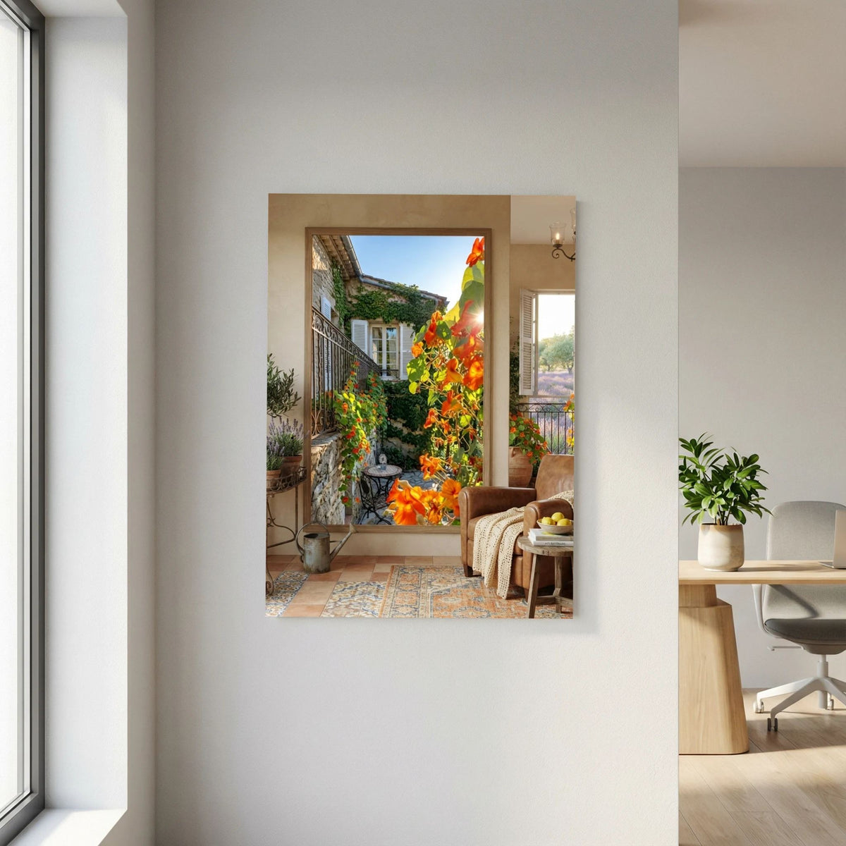 Artists Garden - Colorful Arcadian Art Poster