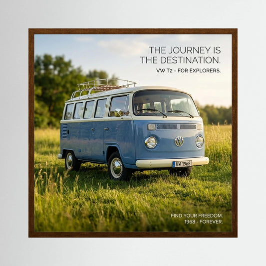 Classic VW T2 Poster – The Destination