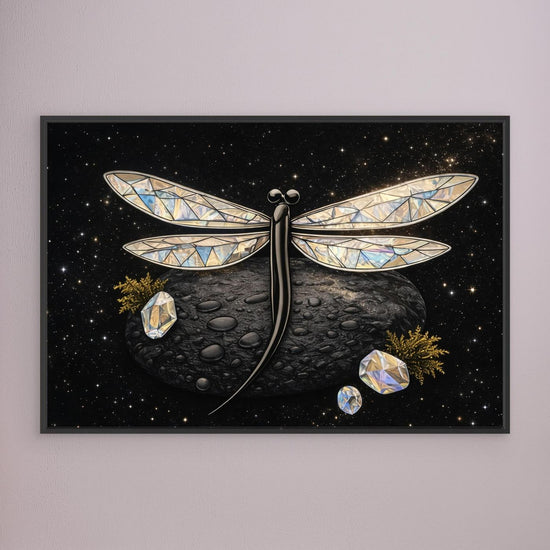 Crystal Wings – The Dragonfly Art Print