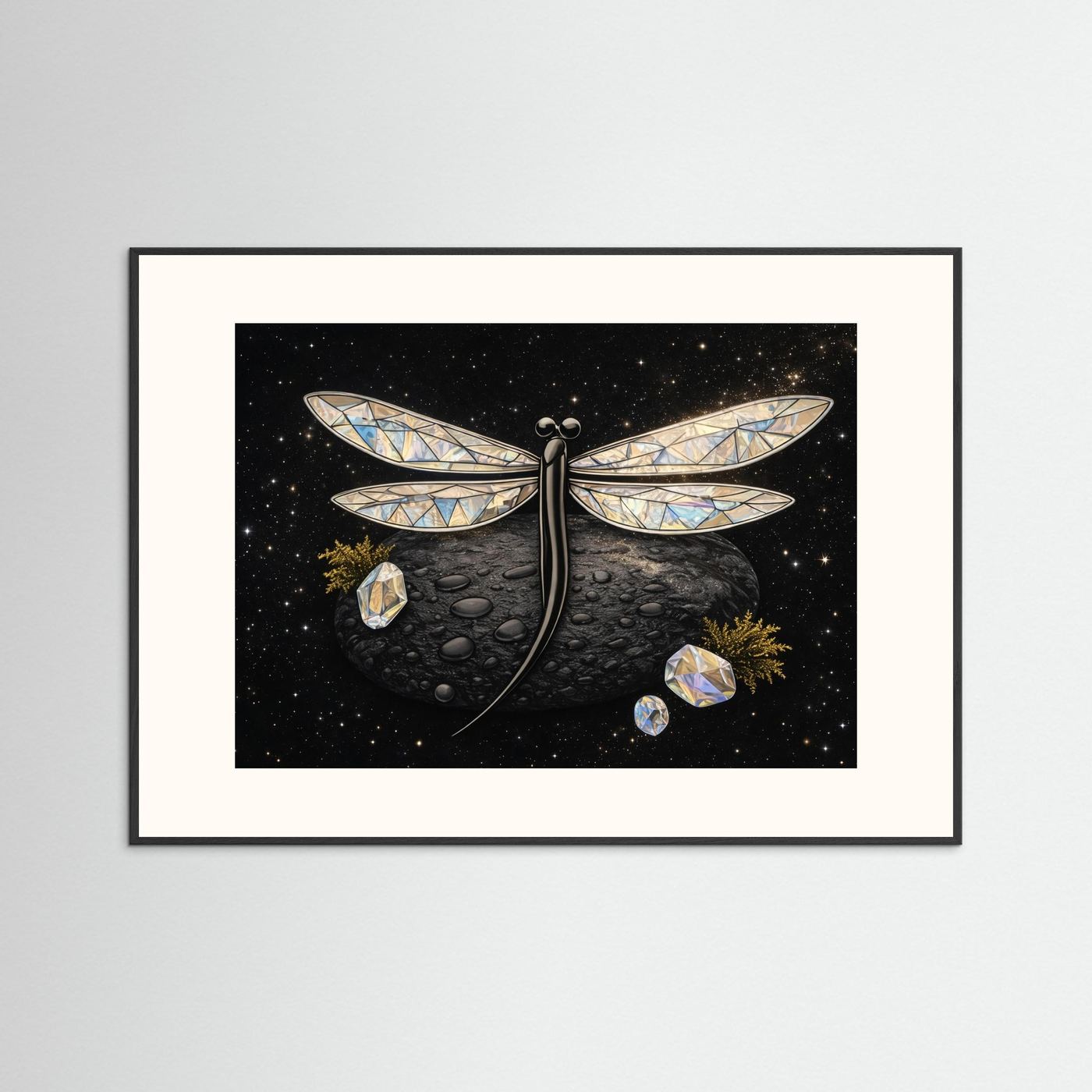 Crystal Wing Dragonfly - Fine Art