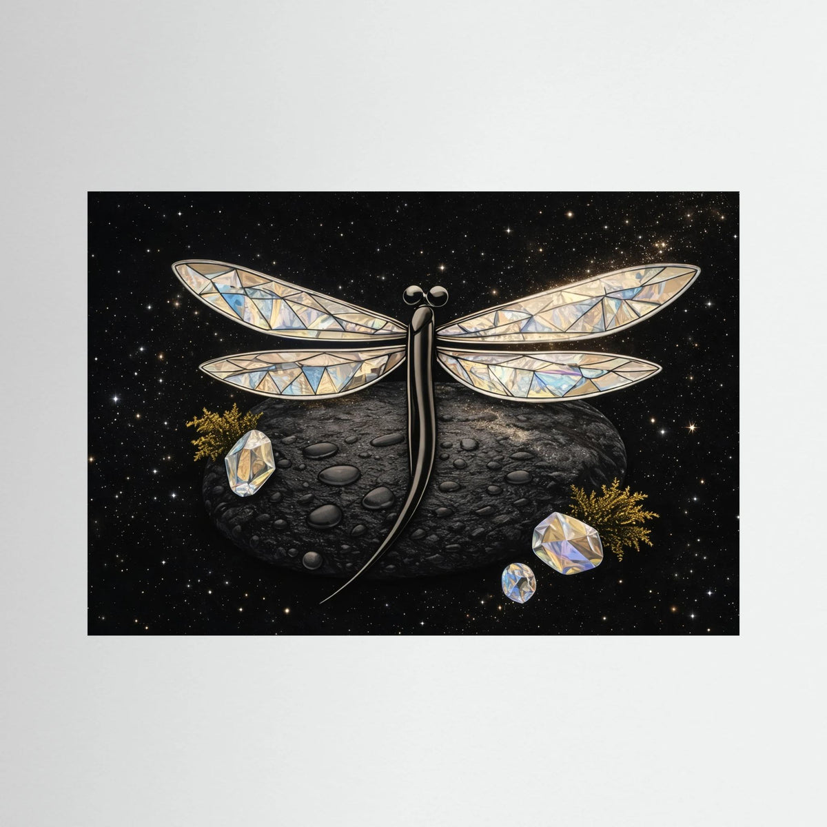 Crystal Wing Dragonfly - Fine Art