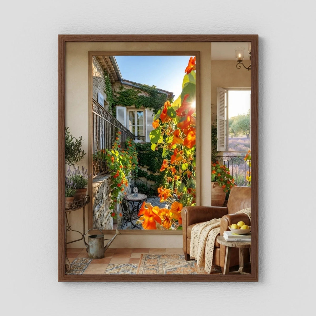 Artists Garden - Colorful Arcadian Art Poster