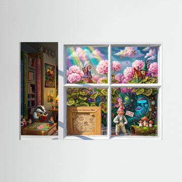 Gnome Home Nordic Whimsy Poster
