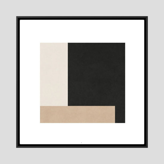 Bokstaven L – Minimalistisk Canvas Tavla