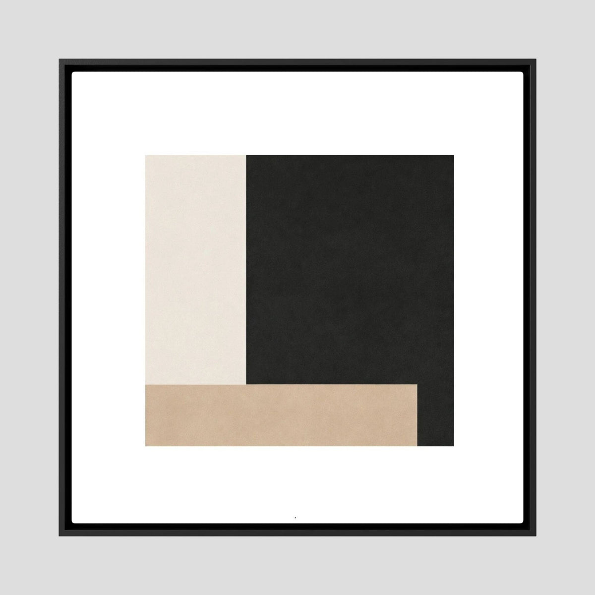 Bokstaven L – Minimalistisk Canvas Tavla