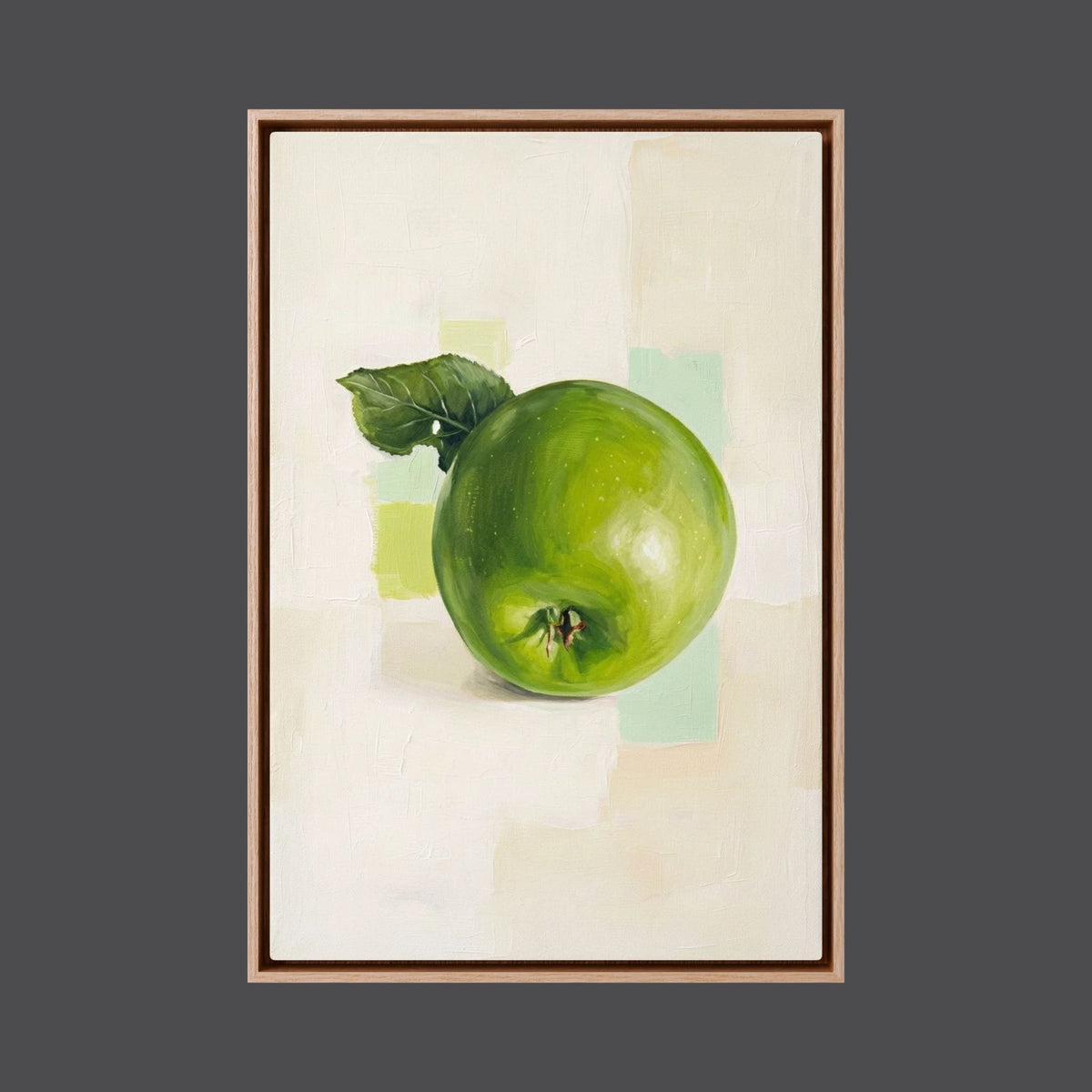 Grönt Äpple Canvas – Äpple Tavla – Grönt Äpple Poster