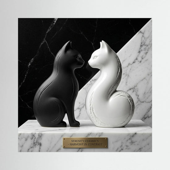Yin & Yang Cats – Contrast Art